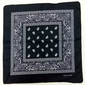 BANDANA WESTERN NEGRU