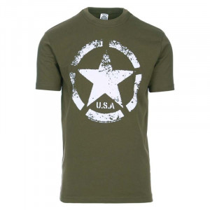 TRICOU OLIV VINTAGE US ARMY STAR