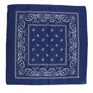 BANDANA WESTERN ALBASTRU