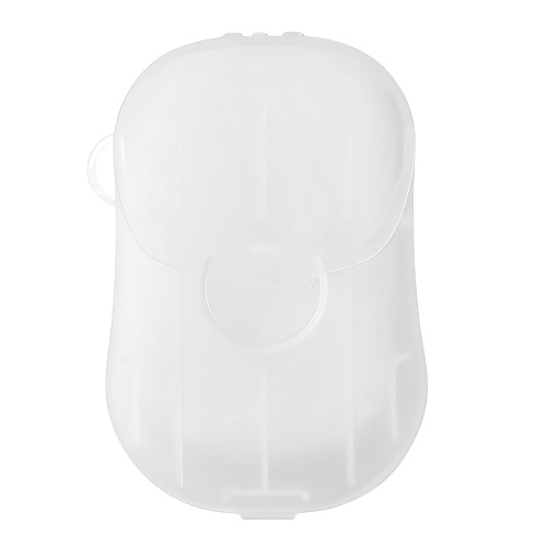 Dispozitiv cu Foite da Sapun Ideal pentru Calatorii, Alb, 20 Buc | Compact, Portabil, Igienic