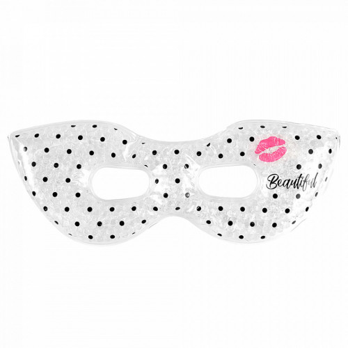 Masca cu Perle de Gel pentru Relaxarea Ochilor, Model &#039;Beautiful&#039;