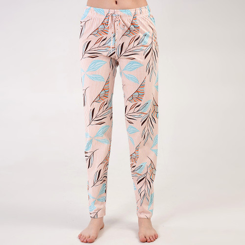 Pantalon Pijama din Bumbac 100% Vienetta Model &#039;Harmony&#039;