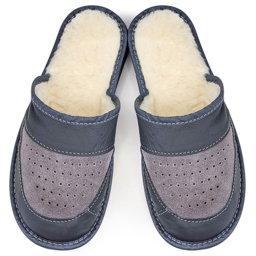 Papuci de Casa din Piele pentru Bărbați 'Legacy Soft' | Confort Superior și Stil Casual