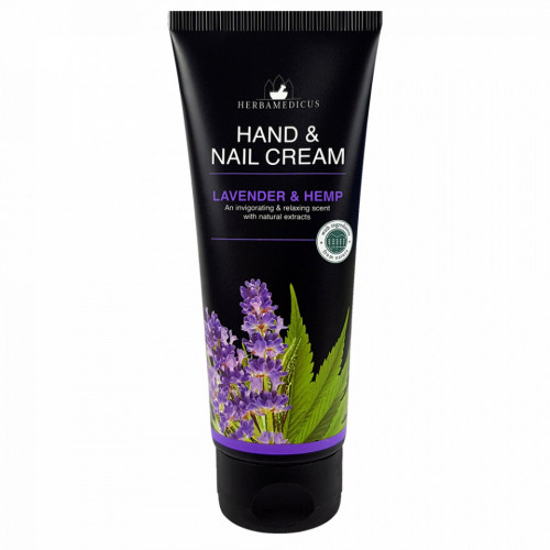 Crema de Maini si Unghii cu Extract de Lavanda si Canepa Herbamedicus 100ml