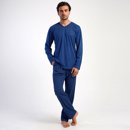 Pijama din Bumbac Barbati Vienetta|MAN, Model 'Belive In Yourself' | Confort și Încredere