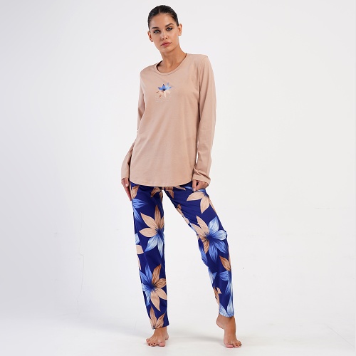 Pijamale Dama din Bumbac 100% Vienetta, Model 'Autograph' | Confort și Prospețime