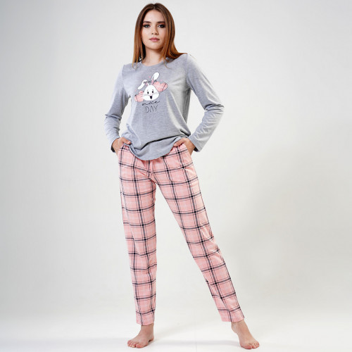 Pijamale Vienetta Confortabile Model &#039;Have a Nice Day&#039;
