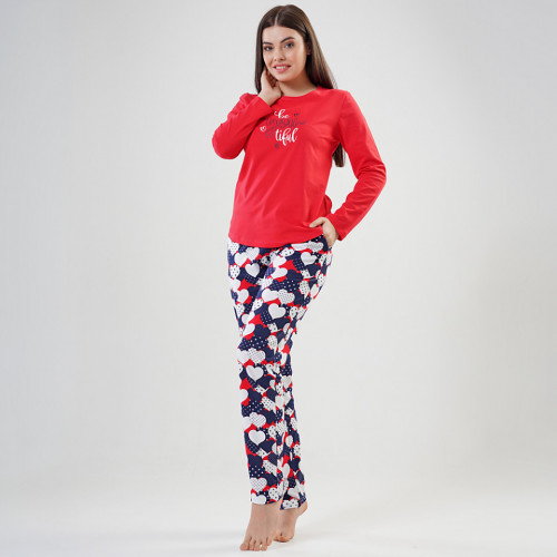 Pijamale Vienetta din Bumbac Model &#039;Be You Tiful&#039;