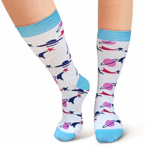 Sosete Clasice Colorate Unisex Cosas Boutique Socks Model &#039;Constellations&#039;