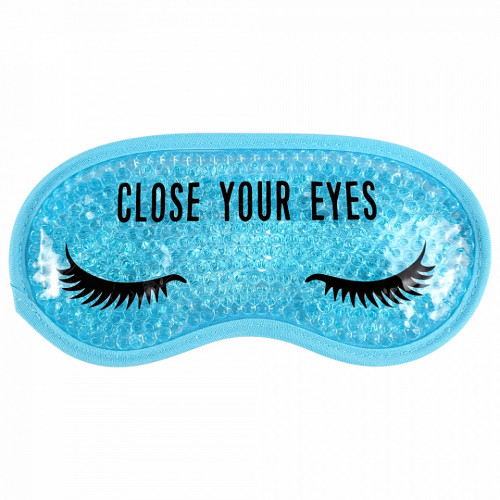 Masca cu Perle de Gel pentru Relaxarea Ochilor, Model &#039;Close Your Eyes&#039;