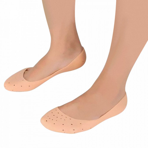 Șosete Silicon pentru Călcâi Crapat și Talpă | Smiling Foot | Hidratare Intensă și Protecție | Mărime Universală