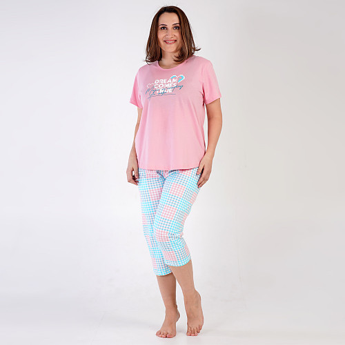 Pijamale Dama Marimi Mari Vienetta Model &#039;Dream Comes True&#039; Pink
