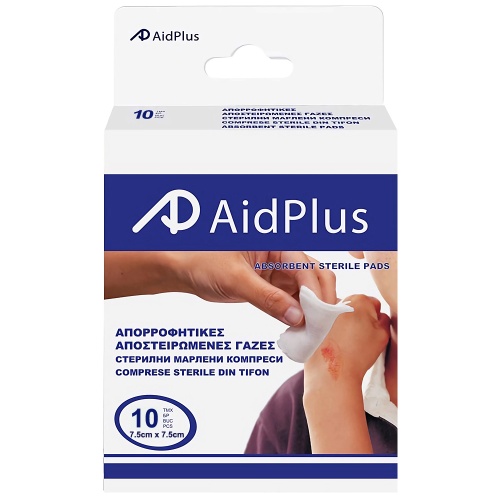 Comprese Sterile Tifon | 7,5cm x 7,5cm | 10 Bucăți | Îngrijire Sterilă și Eficiență pentru Rănile Mici