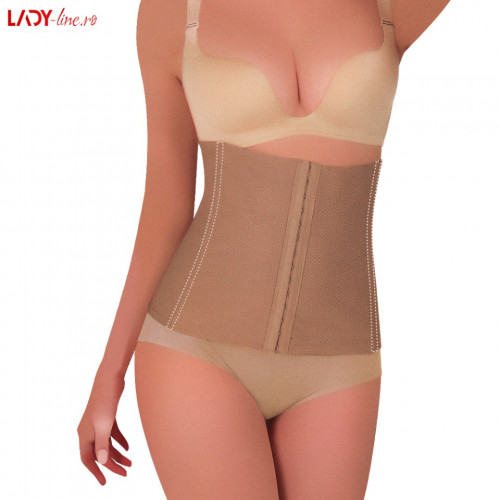 Corset Modelator Reglabil pe 3 Randuri, Crem