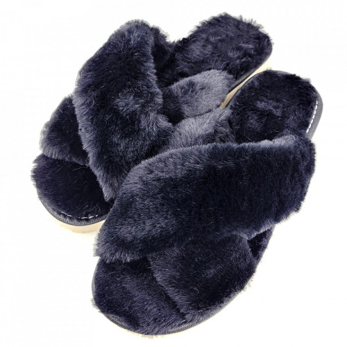 Papuci de Casa Blanosi si Moi Culoare Negru Model 'Exclusive Lounge'
