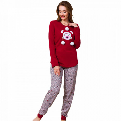 Pijama Dama din Bumbac Vatuita la Interior Vienetta Model &#039;Sweet Sweet Bear&#039;