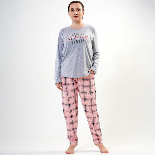 Pijamale Marimi Mari Vienetta Model 'Have a Nice Sunday'