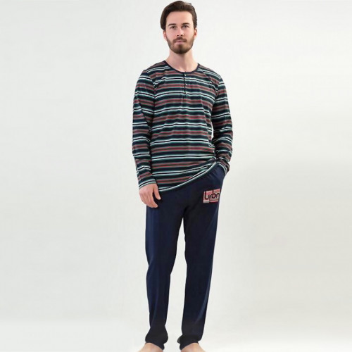 Pijamale Vienetta | MAN din Bumbac 100% Model &#039;Urban&#039;