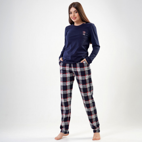 Pijamale Vienetta din Bumbac Model &#039;Love Wins&#039;
