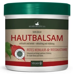Balsam cu Viță de Vie și Castane Sălbatice Herbamedicus 250 ml - Revigorare și Confort pentru Picioare Obosite