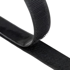 Banda Adezivă cu Scai (Arici) Mărime 1m x 2cm | Fixare Versatilă și Ușoară | Negru