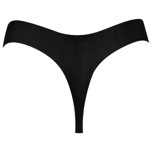 Invizibilitate Neagră: Design minimalist tip string, conceput pentru a dispărea sub hainele închise la culoare.
