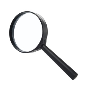 Lupă de Mână Clasic-Ergonomică, Mărire 6X | Diametru 6cm și Mâner din Plastic Robust