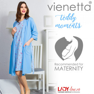 Compleu Mamici si Gravide Vienetta, 'Teddy Moments' Blue