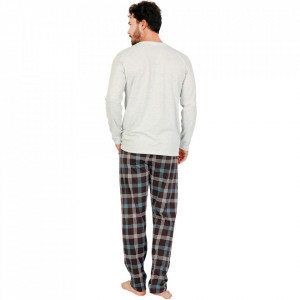 Pijamale Barbati Confortabile Gazzaz by Vienetta Model 'Dragons No Limits' Gray