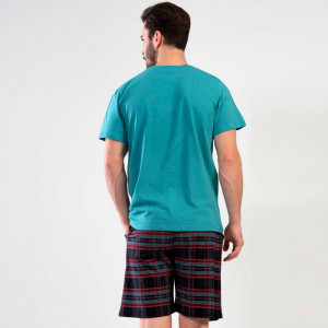 Pijamale Barbati cu Pantalon Scurt Vienetta | MAN Model 'Forged in the North'