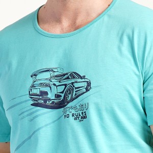Pijamale Barbati cu Pantalon Scurt Vienetta | MAN Model 'No Rules Off Road'