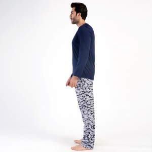 Pijamale Barbati Vienetta|MAN, Model 'Power' | Relaxare și Confort. Prezentare din lateral.