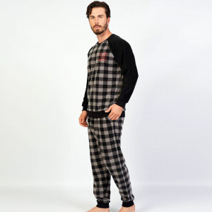Pijamale Calduroase Barbati din Polar Flece Gazzaz by Vienetta Model 'Brooklyn 10'