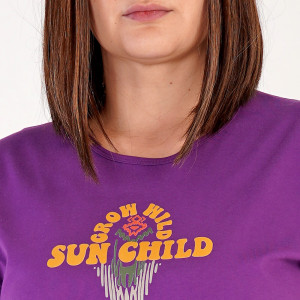 Pijamale Dama Marimi Mari Vienetta Model 'Grow Wild Sun Child' Lilac