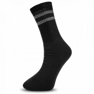 Set 4 Buc. Sosete Flausate Sport din Bumbac 100% Model 'Winter is Coming' Black
