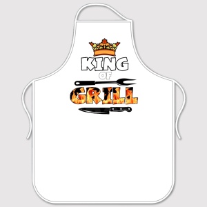 Șorț de Bucătărie Personalizat Model 'King of Grill!' | Mărime Universală, Regele Grătarului