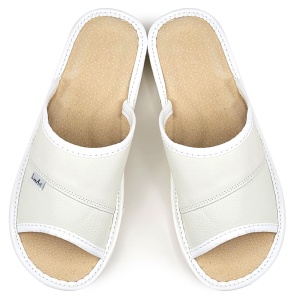 Women's Summer Slippers Lim Art Muse White | Elegance and Thick Sole