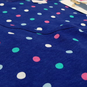 Camasa de Noapte din Bumbac Marimi Mari Vienetta Model 'Butterflys' Blue