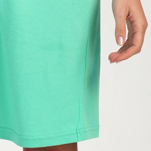 Camasa Gravide si Alaptat cu Nasturi Vienetta Model 'Grow Positive Thoughts' Green. Prezentare detaliu.