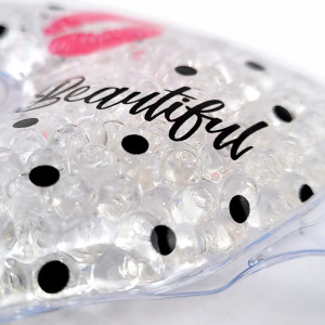 Masca cu Perle de Gel pentru Relaxarea Ochilor, Model 'Beautiful'