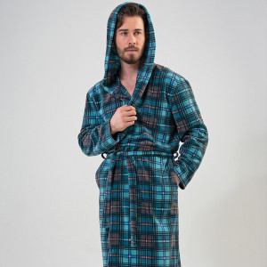 Halat din Polar pentru Barbati Fleece Vienetta | MAN LOFT, Model 'Day Dreams'