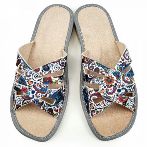 Multicolored Summer Slippers 'Midnapore Rainbow' Model