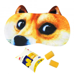Ochelari Dormit si Antifoane Interne Urechi, Model Seet Eyes Corgi