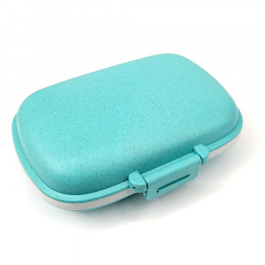 Organizator Medicamente Tip Valiza cu 8 Compartimente Model Traveling Turquoise