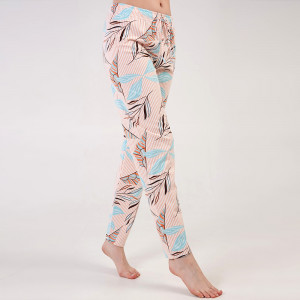 Pantalon Pijama din Bumbac 100% Vienetta Model 'Harmony'