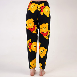 Pantalon Pijama din Bumbac 100% Vienetta Model 'Lovely Bear'