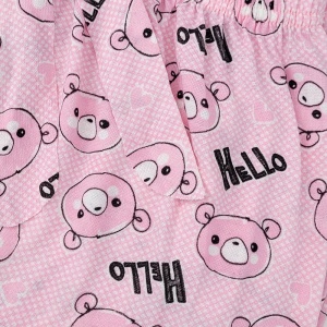 Pantaloni Damă Pijama Serena Model 'Hello Little Bear' | Lejeritate si Buna Dispoziție