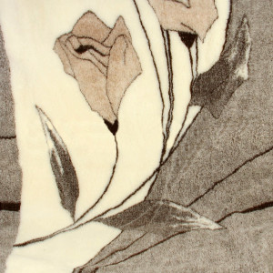 Patura din Lana Natural de Oaie 100% Model 'Mood' Marime 160 x 200, 1 Bucata