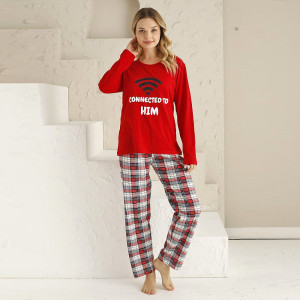 Pijama Dama Confortabila Brand Serena Model 'Connected To Him'