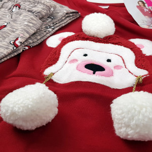 Pijama Dama din Bumbac Vatuita la Interior Vienetta Model 'Sweet Sweet Bear'
